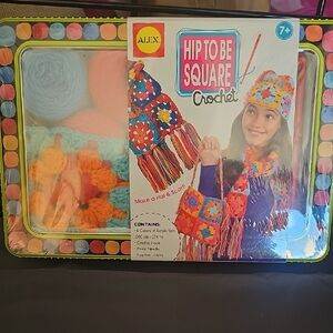 Hip to Be Square Crochet Kit - Colorful Learning Toy